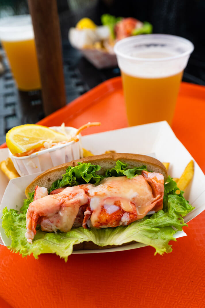 Lobster Roll from Portland Lobster Company in Portland Maine