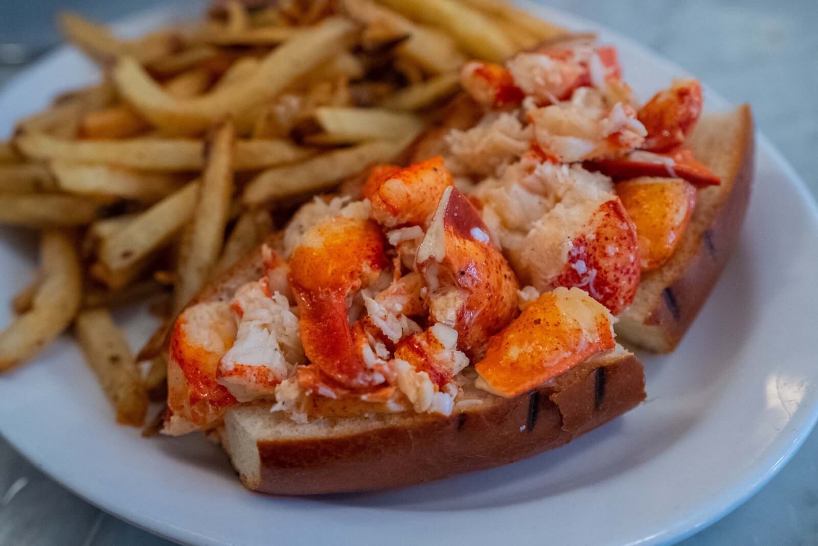 Lobster roll at Neptune Oyster in Boston North End