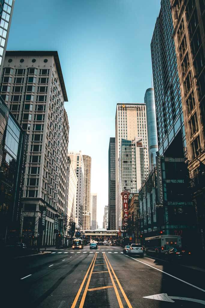 Street view of Chicago