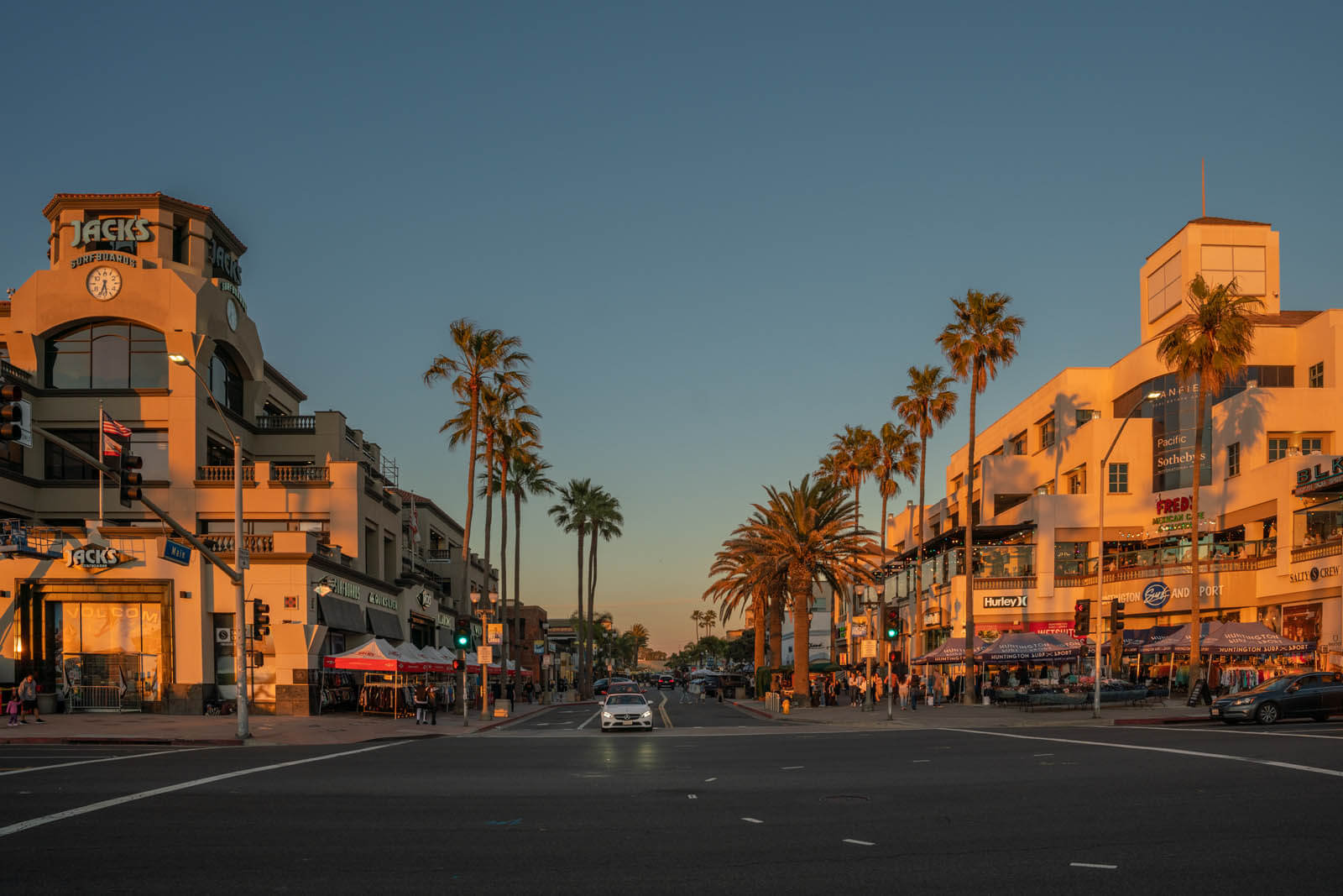 Main Street in Huntington Beach California