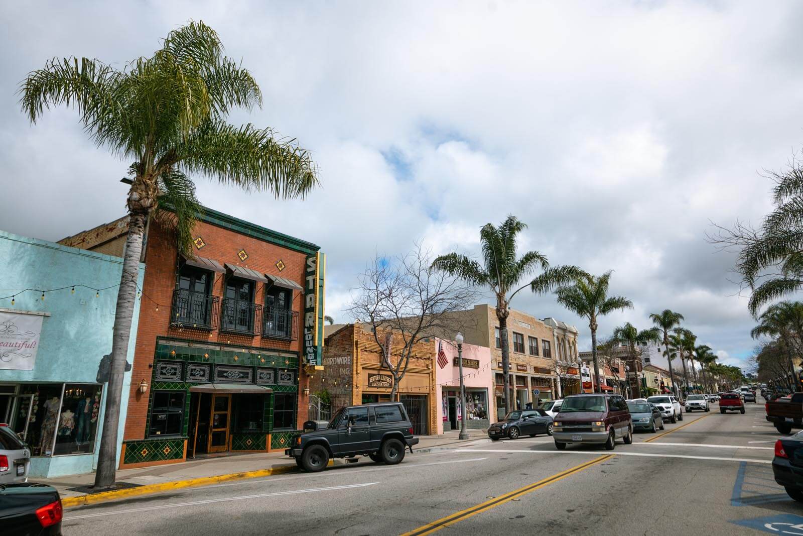 Main Street in downtown Ventura California