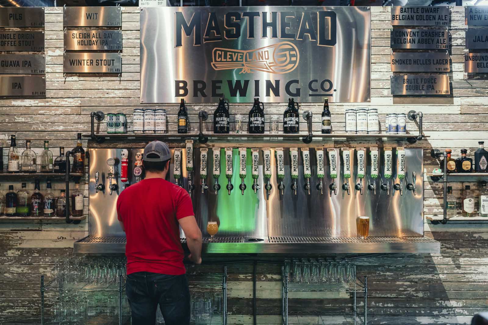 Masthead Brewery in Downtown Cleveland Ohio