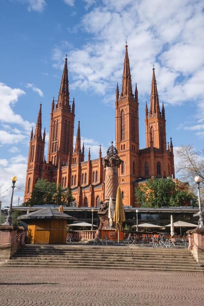 Market Church, or Marktkirche in Wiesbaden Germany