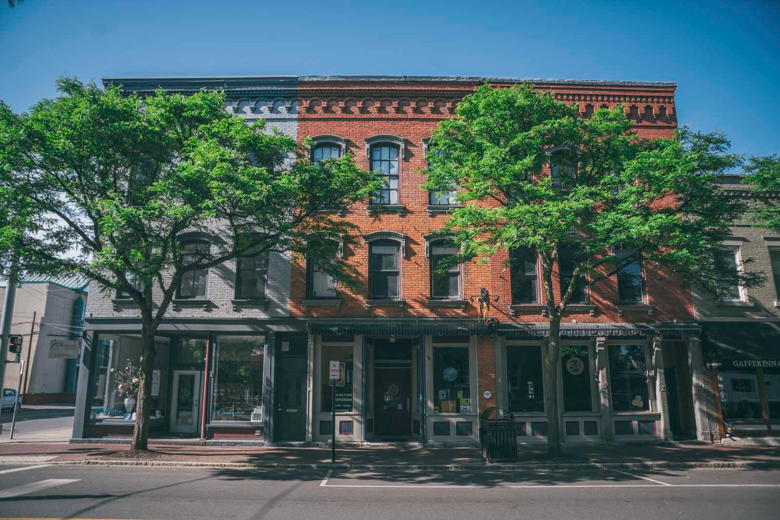 Market Street in Corning NY