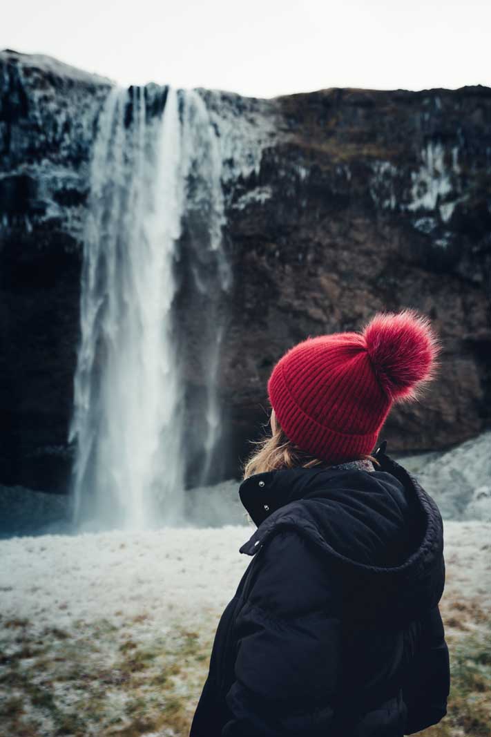 Seljalandsfoss Waterfall in South Iceland