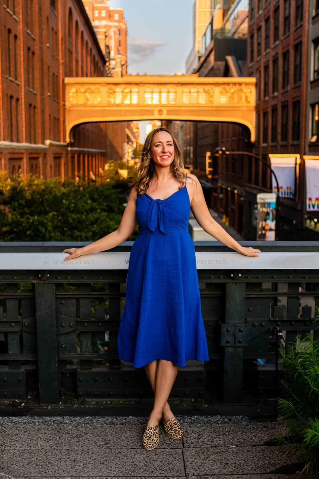 Megan on the Highline in NYC