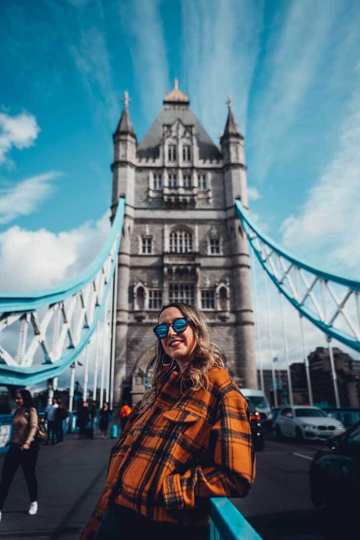 Megan on the Tower of London