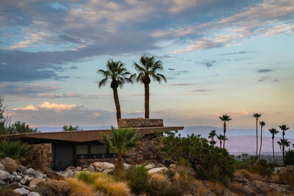 Mid Century Modern Home on Cielo Drive in Little Tuscany Neighborhood of Palm Springs California