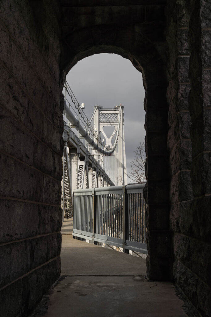 Mid-Hudson Bridge in Poughkeepsie New York in the Hudson Valley