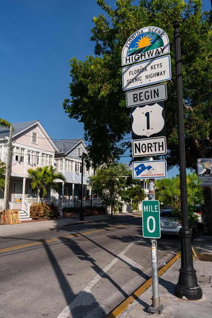 Mile Market 0 in Key West