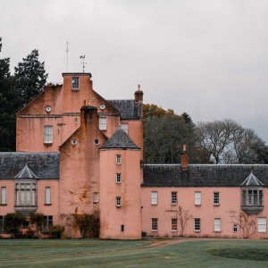 Monymusk Castle in Monymusk in Scotland