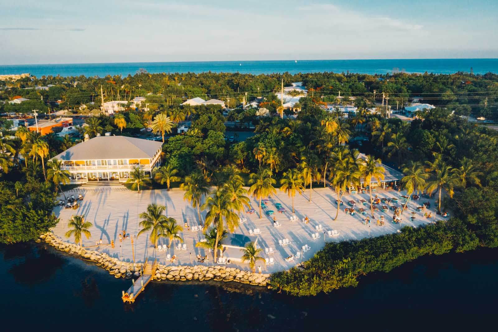 Moorings Village in Islamorada from above