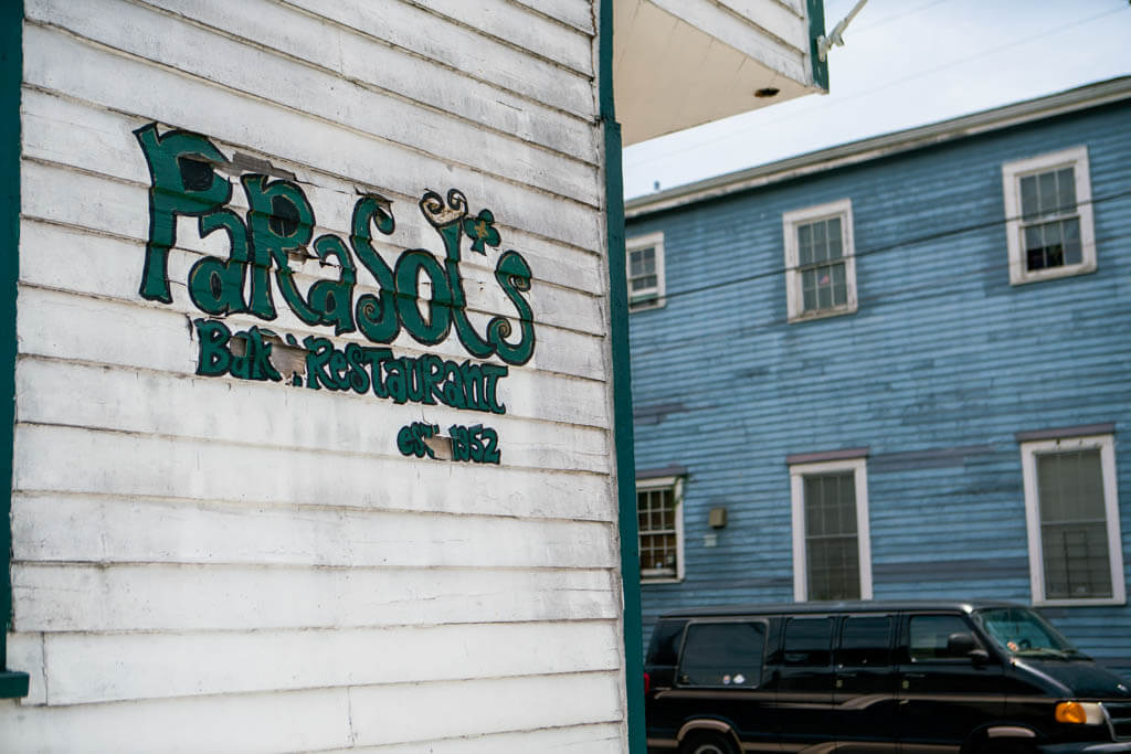 Parasols bar and restaurant in the Garden District in New Orleans