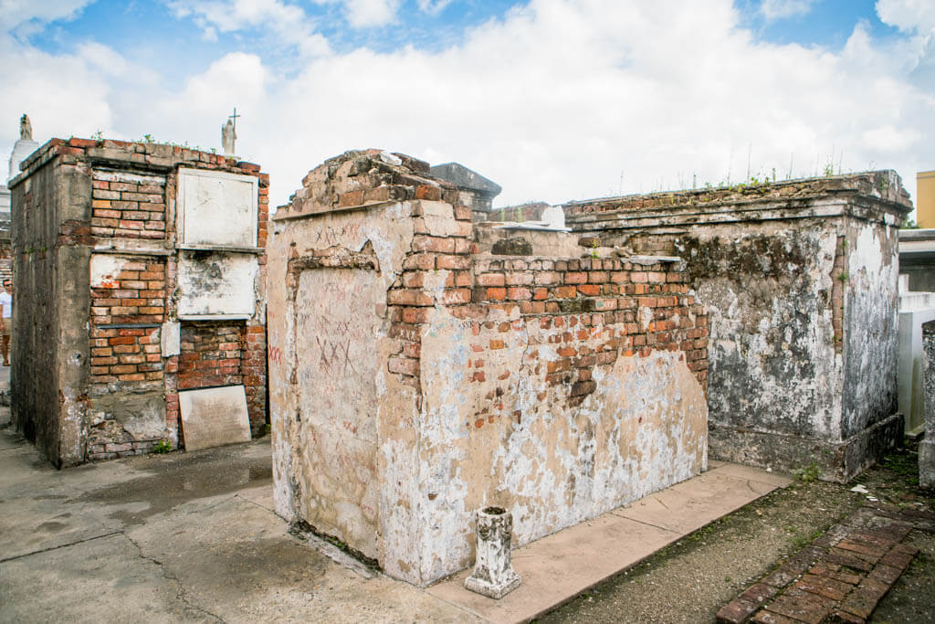St Louis Cemetery No 1 in New Orleans tomb