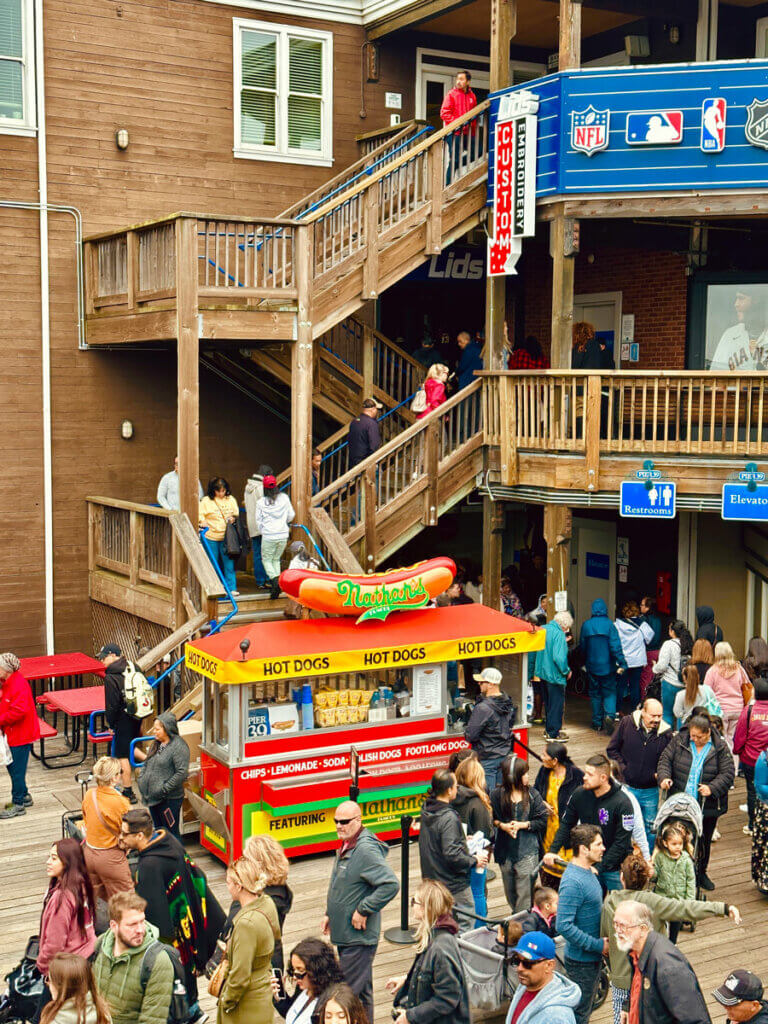 Nathan's-hot-dog-stand-at-Pier-39-in-San-Francisco