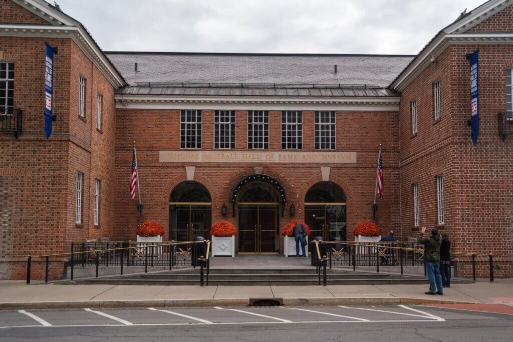 National Baseball Hall of Fame in Cooperstown New York