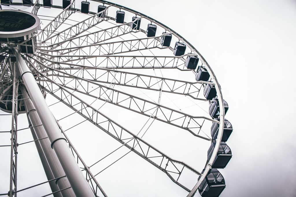 Ruota panoramica di Navy Pier a Chicago