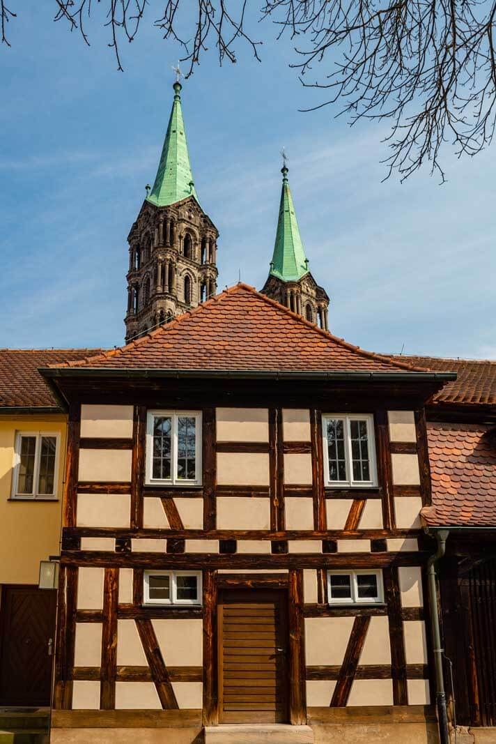 Old Courtyard in Bamberg Germany