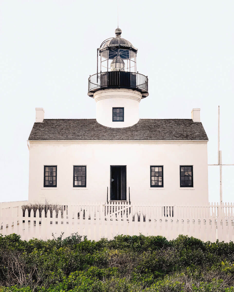 Old-Point-Loma-Lighthouse-in-in-the-Cabrillo-National-Monument-in-San-Diego-California