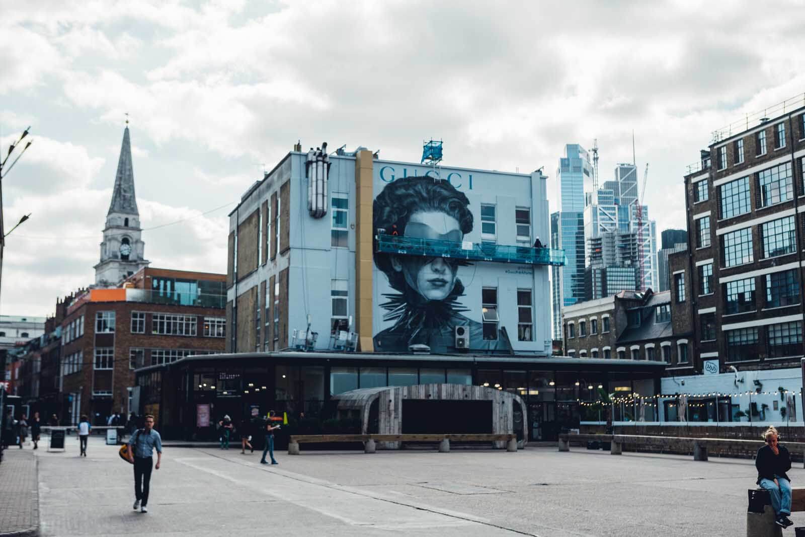 Old Truman Brewery Market in East London