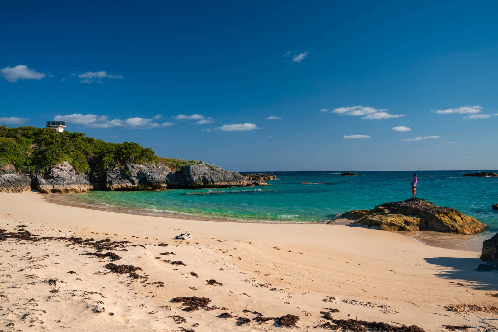 One of the amazing beaches at Coopers Nature Reserve in Bermuda