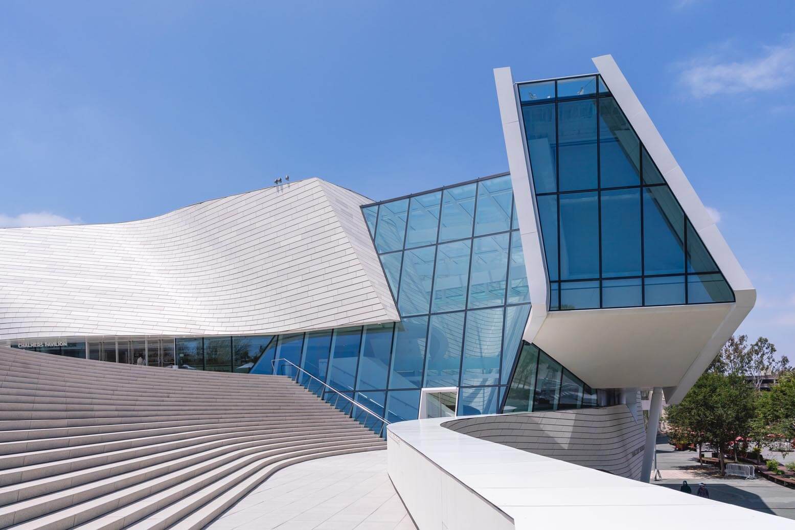 Orange County Museum of Art exterior in Costa Mesa California