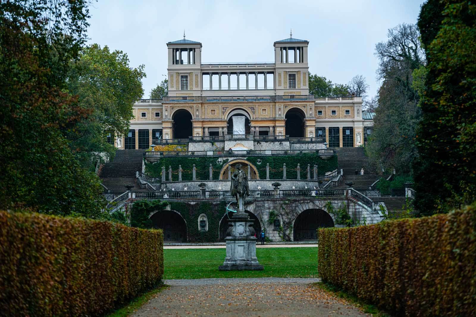 Orangery Palace in Sanssouci Park in Potsdam