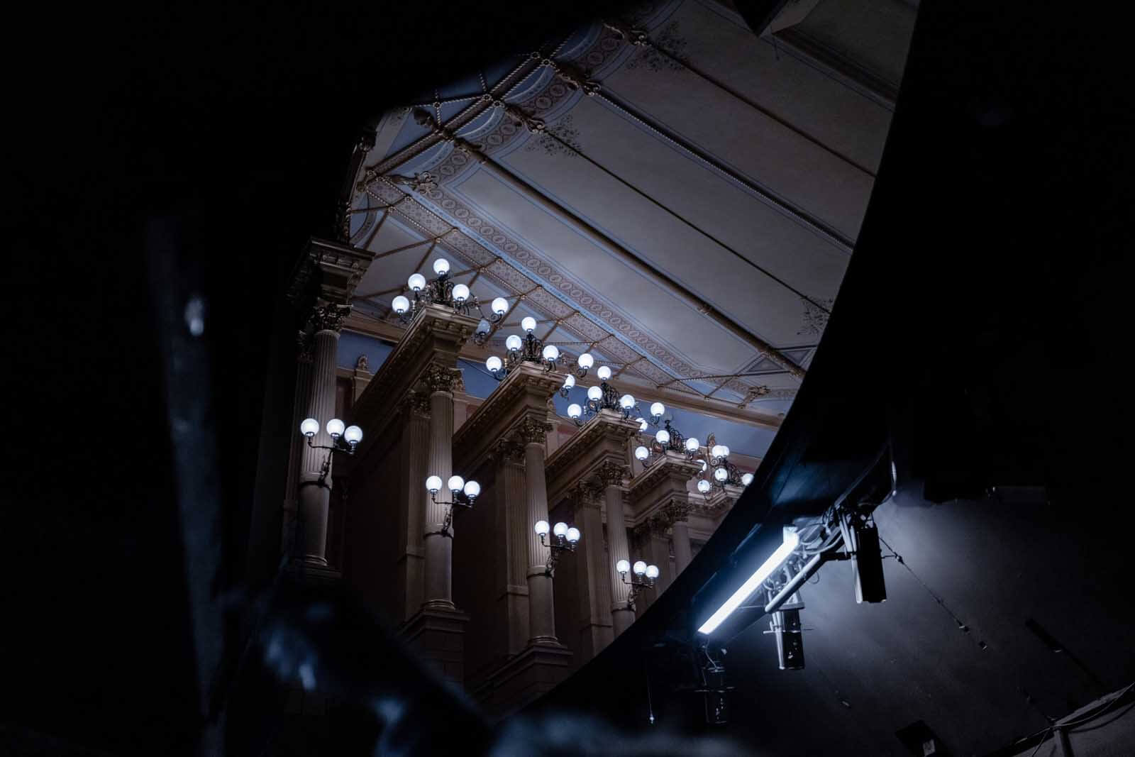 Orchestra Pit at the Festival House in Bayreuth