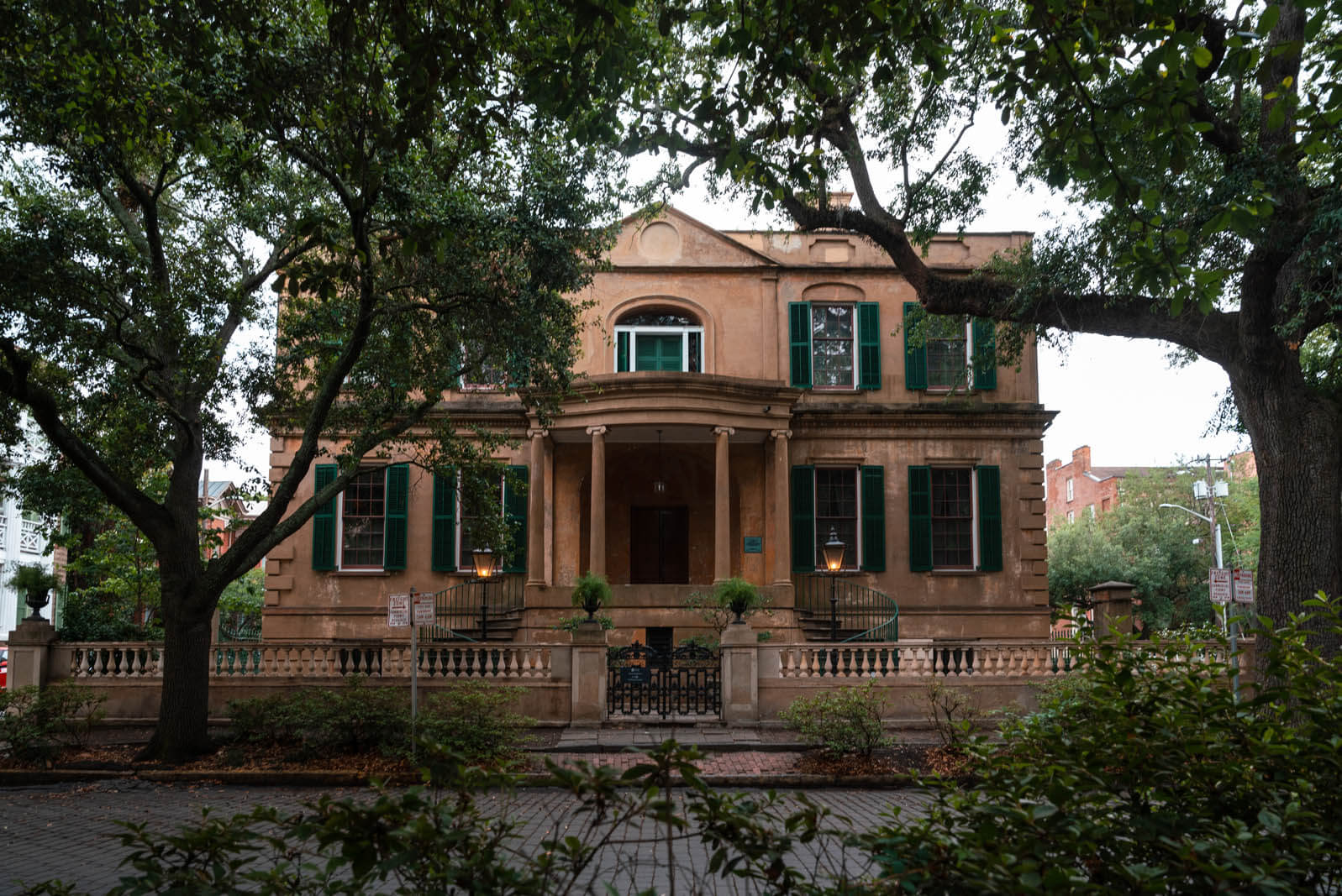 Owens Thomas House and Slave Quarters on Oglethorpe Square in Savannah