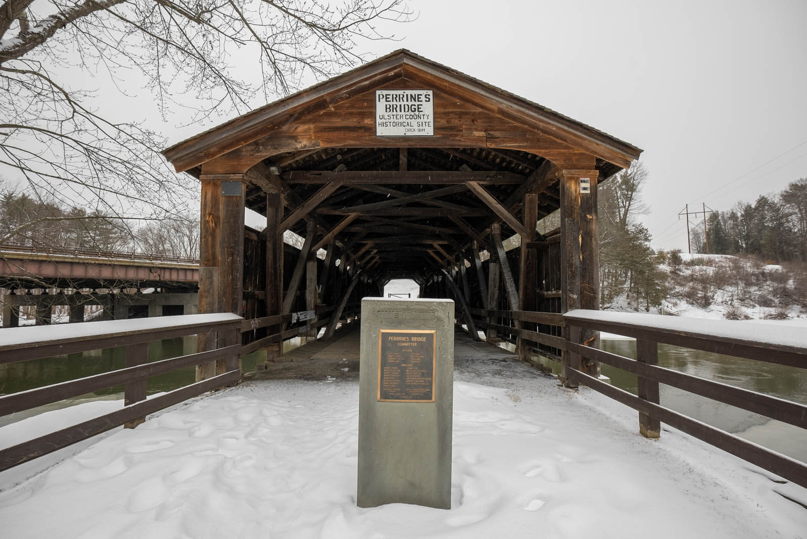 Perrines Covered Bridge in New York