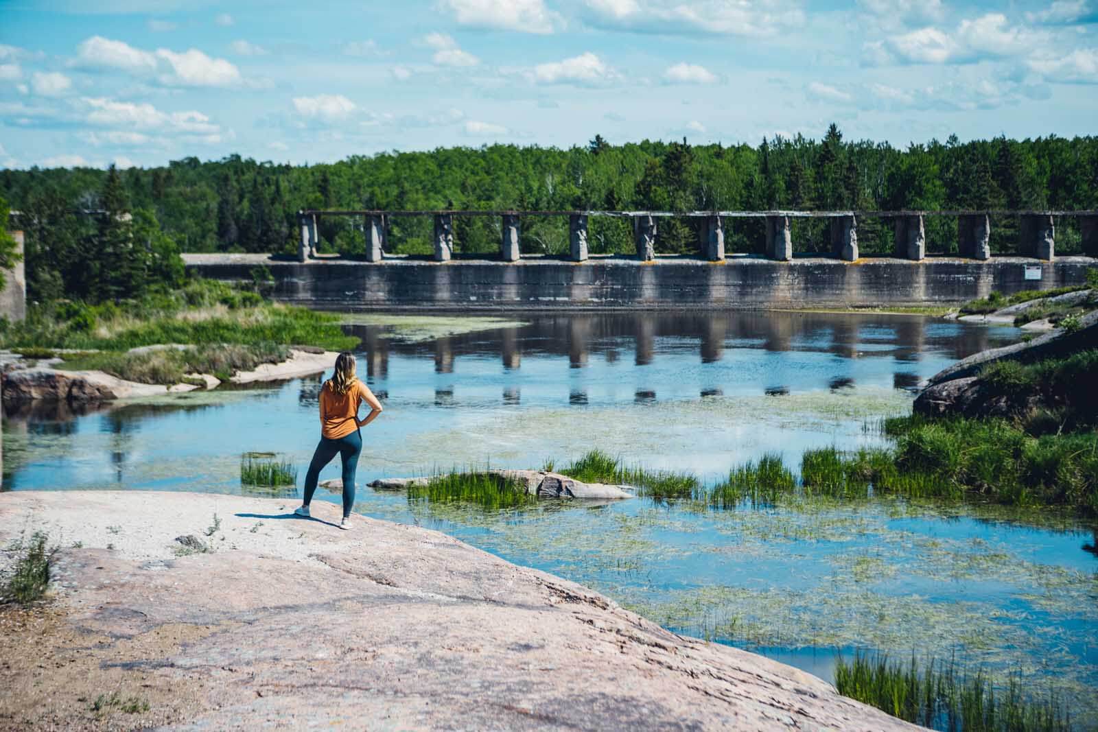 Pinawa Dam Ruins Provincial Park near Winnipeg