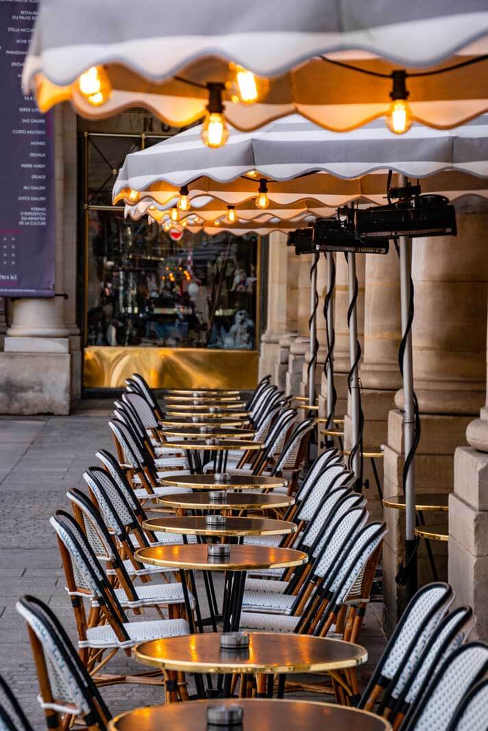 pretty cafe in Paris France