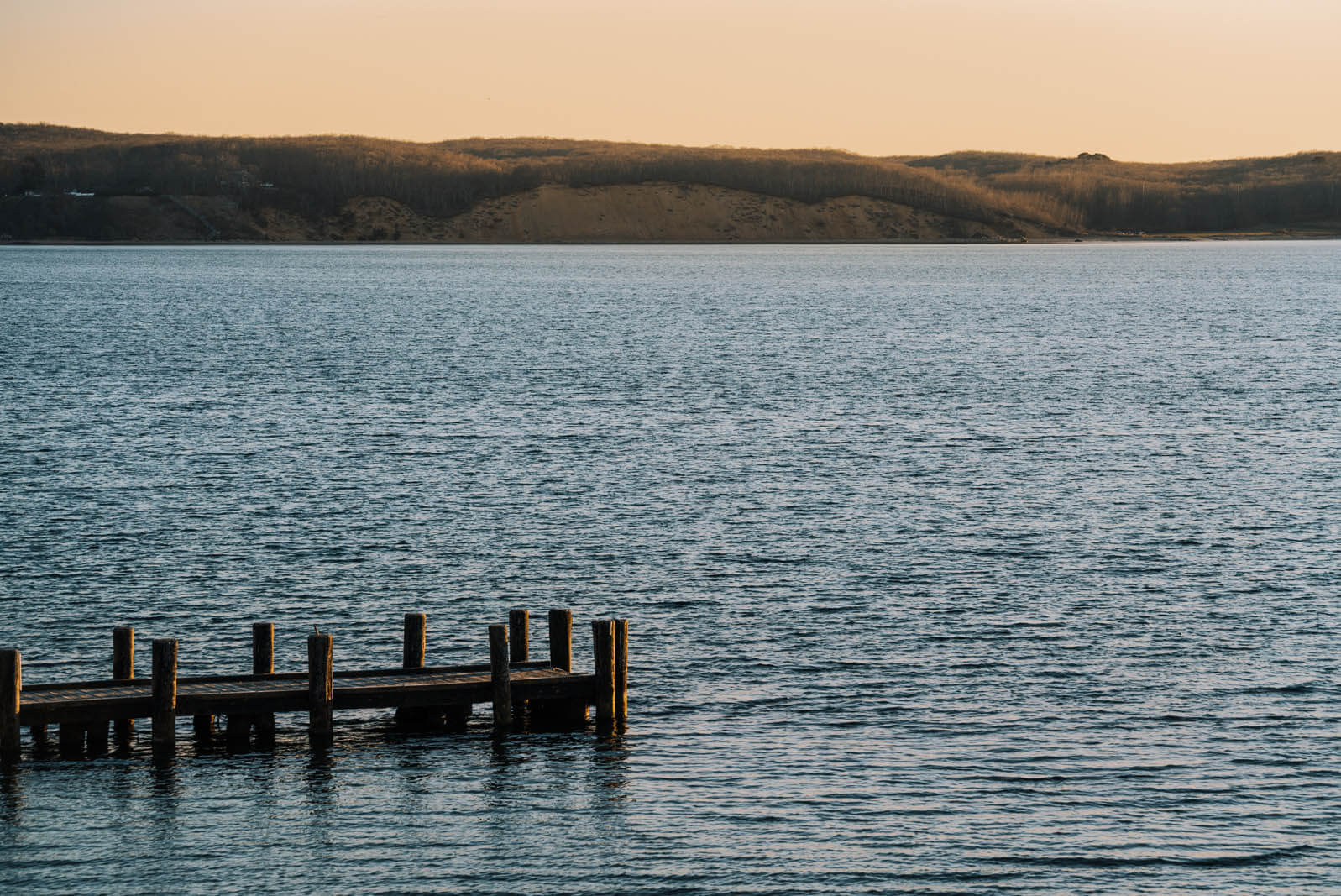 Pretty view on Fort Pond in Montauk the Hamptons New York