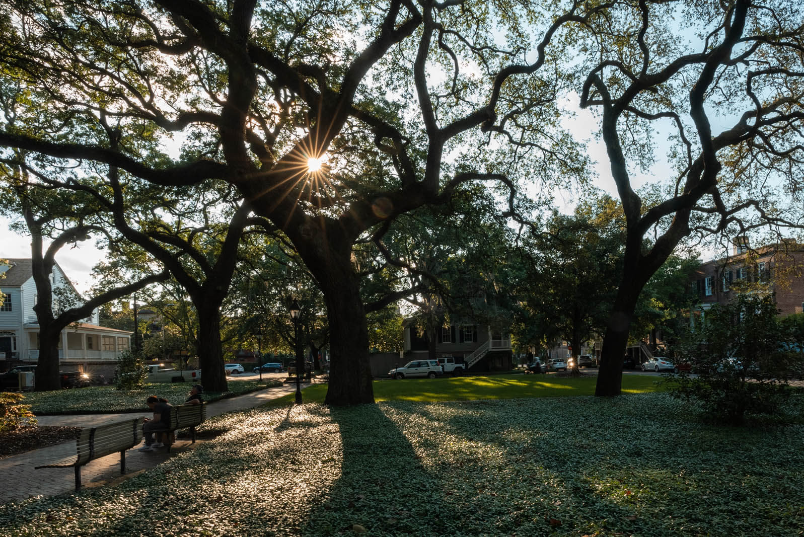 Pulaski Square in Savannah Georgia