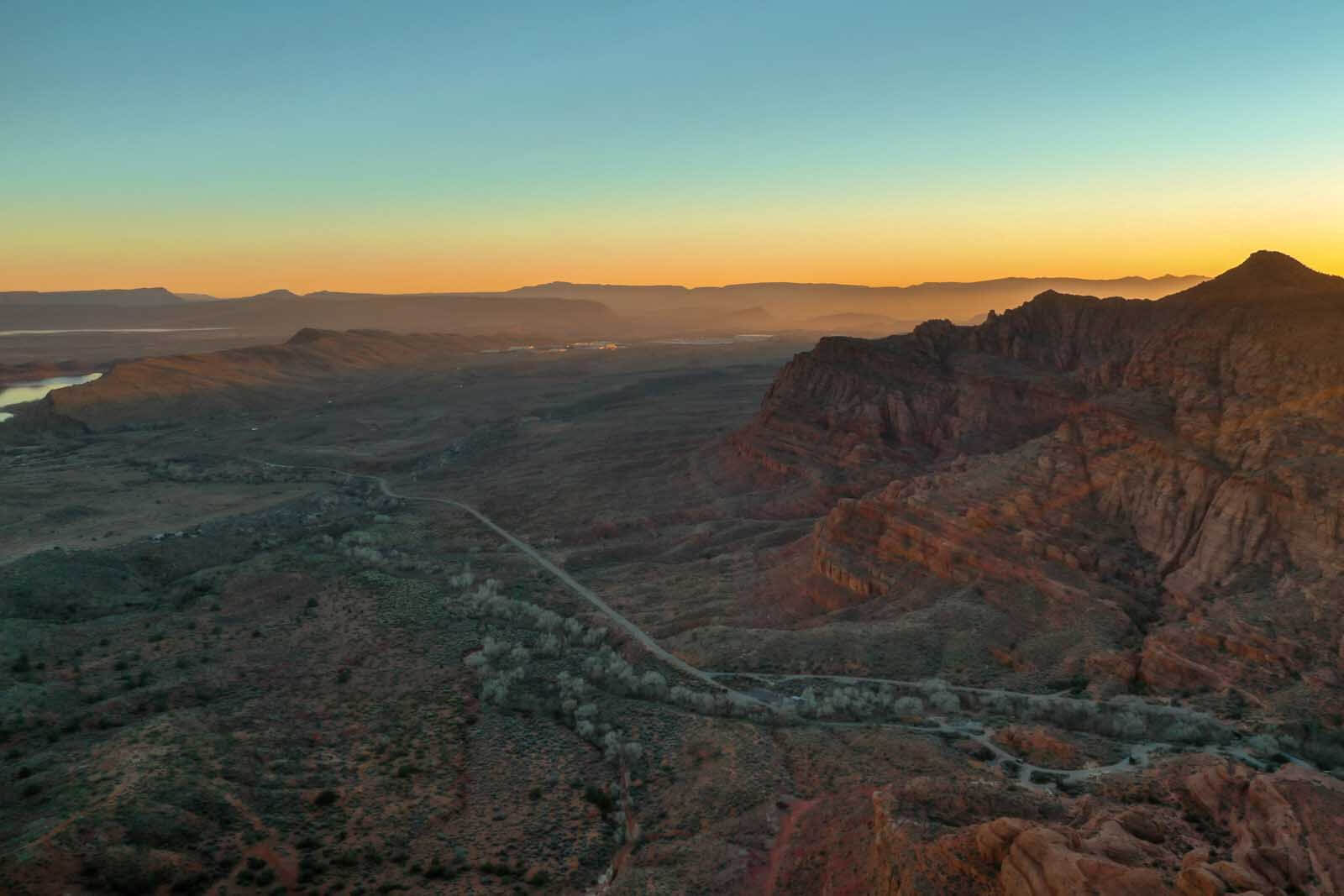 Red Cliffs Nature Reserve at sunset