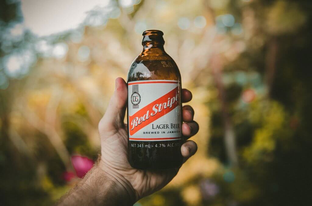 Red Stripe Beer in Jamaica