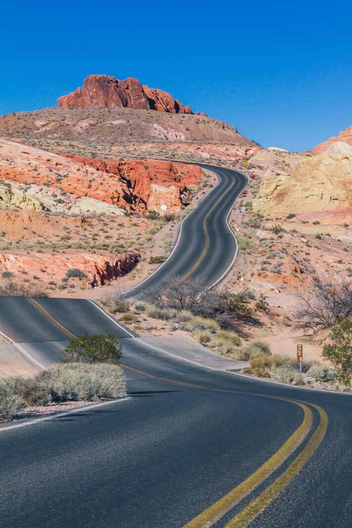 Mouse Take Road in Valley of Fire State Park