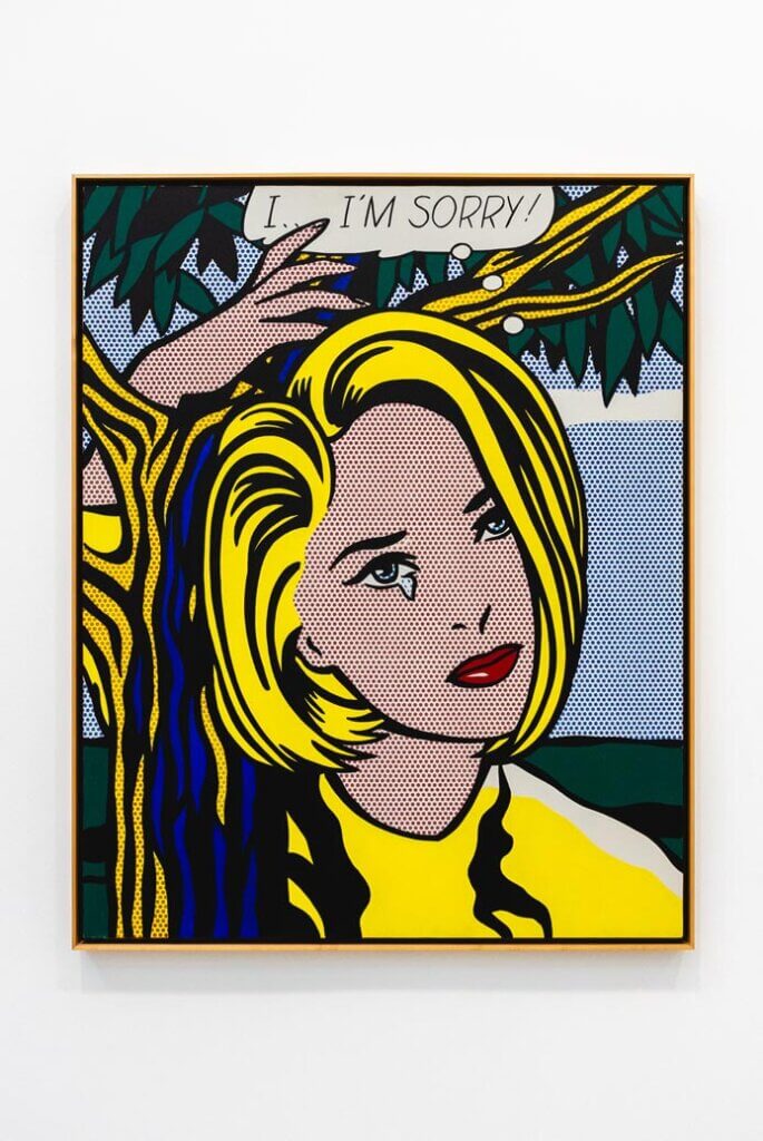Roy LIchtenstein in The Broad in Downtown Los Angeles
