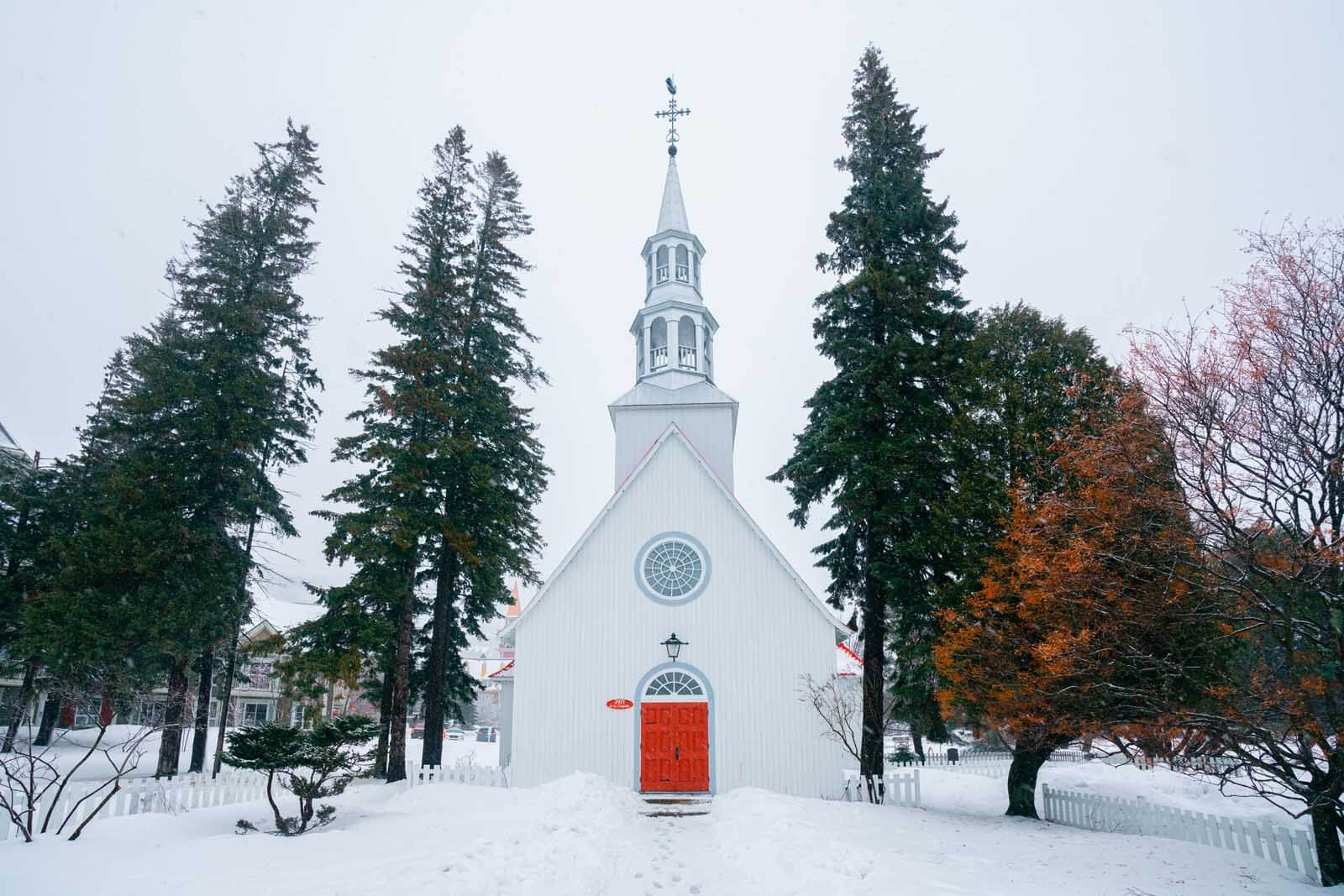 Saint Bernard Chapel in Mont Tremblant Canada
