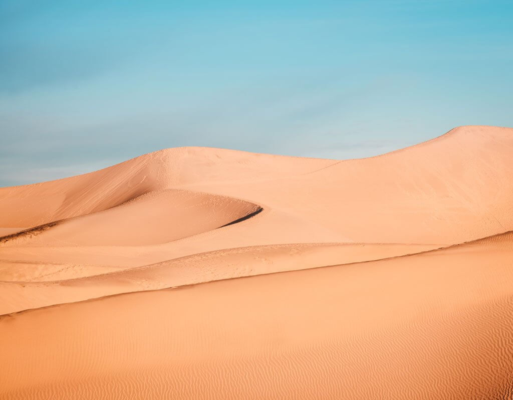 Sand Dune at Death Valley National Park 