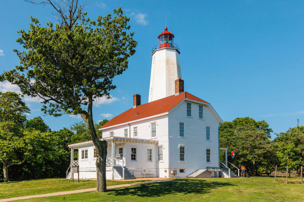 Sandy-Hook-Lighthouse-in-Sandy-Hook-New-Jersey