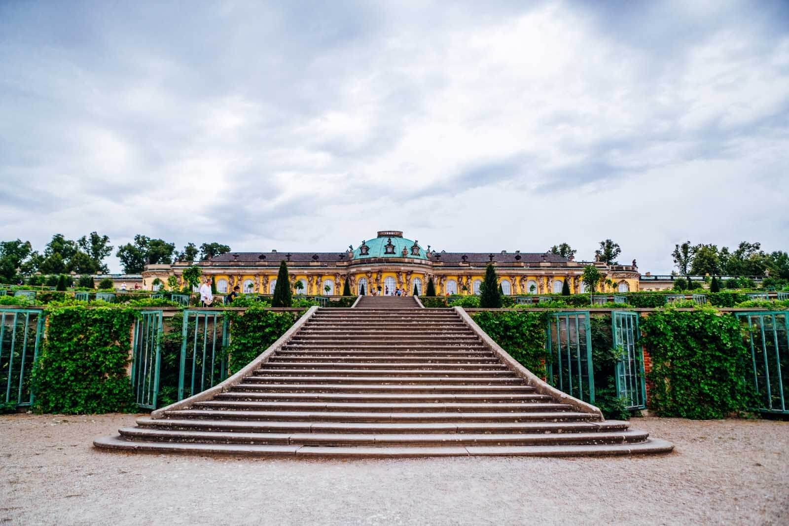 Sanssouci Palace in Potsdam Germany