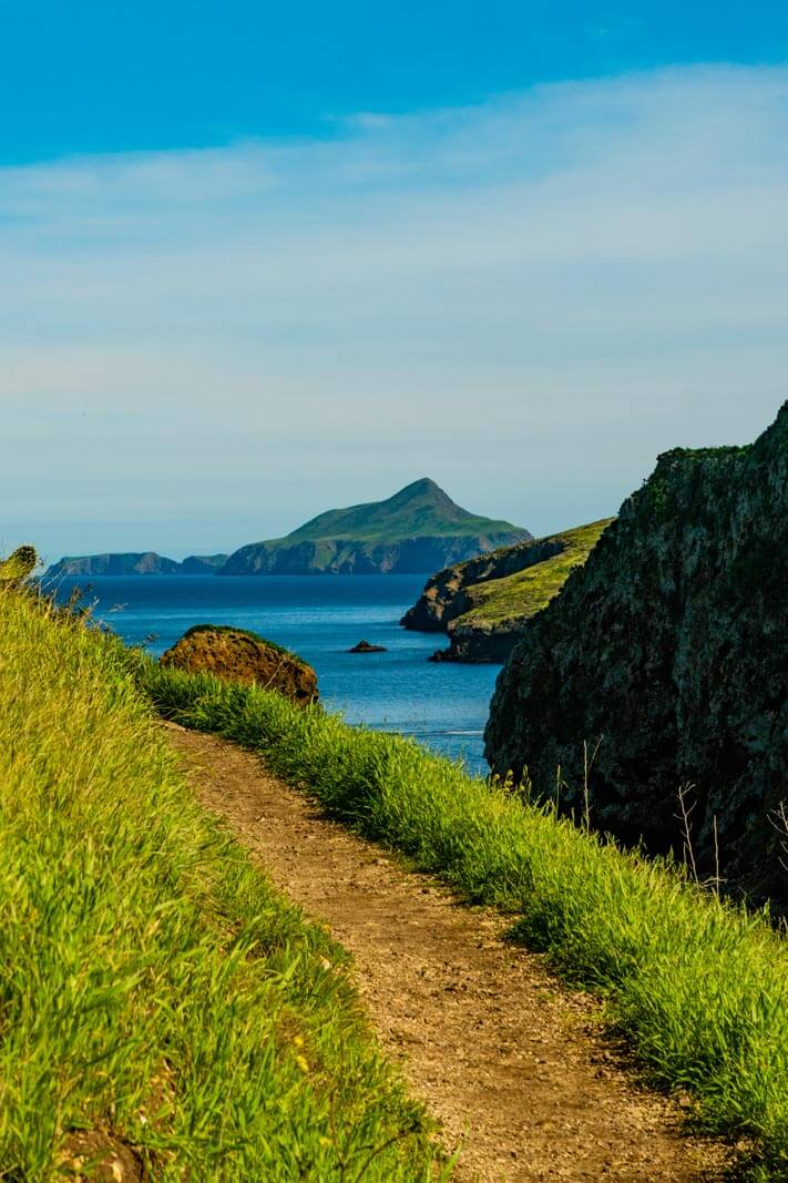 Views on Santa Cruz in the Channel Islands National Park