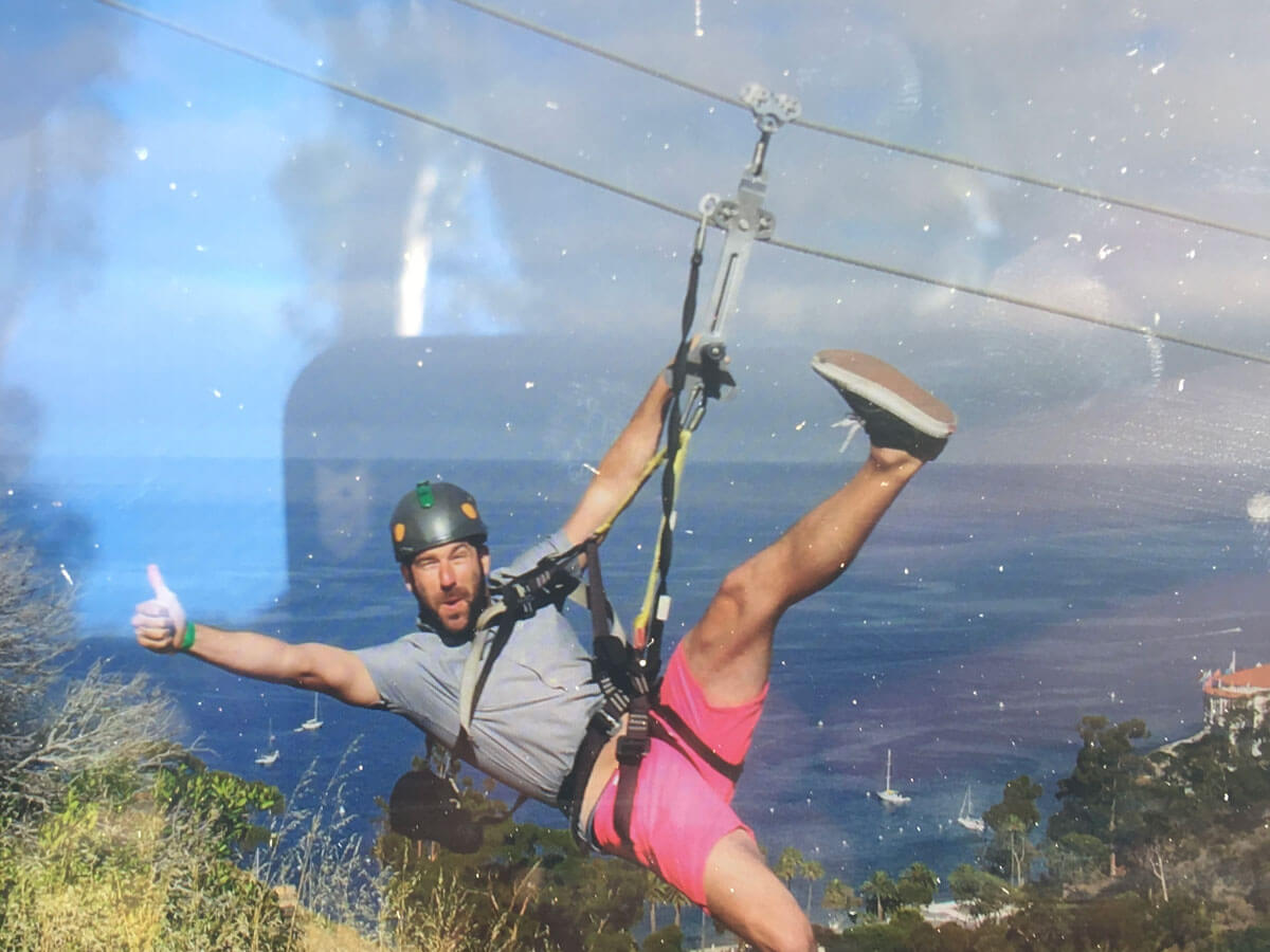 Scott-soaring-high-above-Catalina-Island-in-California-on-the-zipline-eco-tour