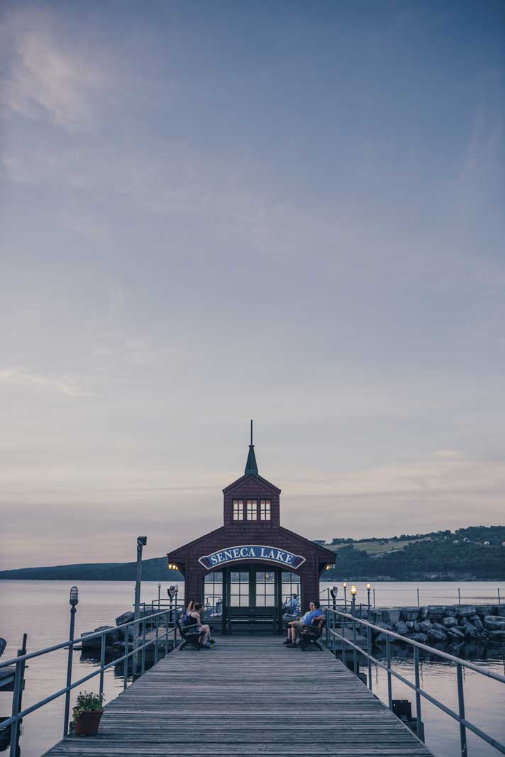 Seneca Lake Pier by Harbor Hotel in Watkins Glen