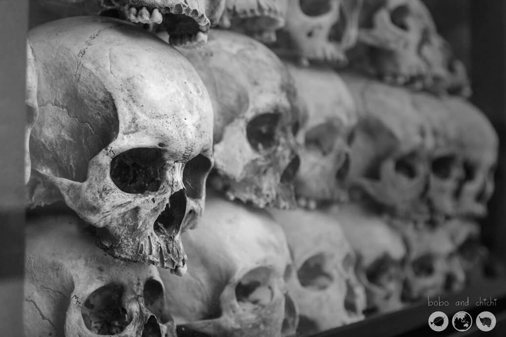 Skulls at Killing Fields