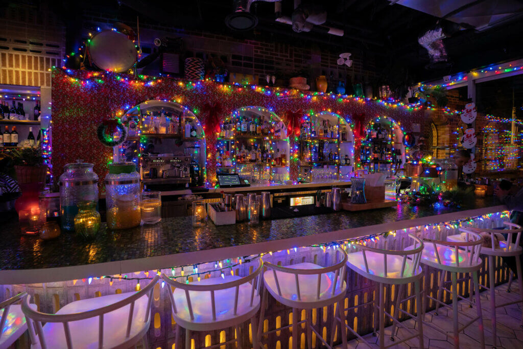 Sleigh Bar at Bar Sofia in Halifax Nova Scotia a Christmas bar