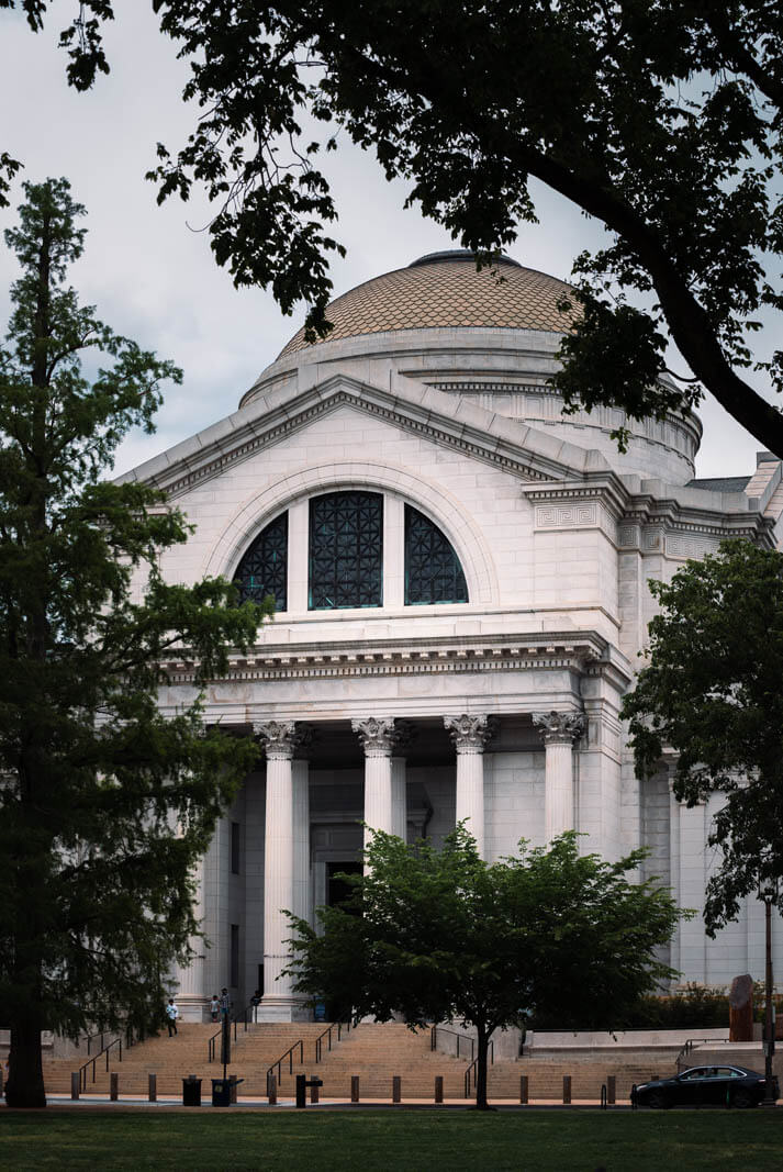 Smithsonian Museum of Natural History on the National Mall in Washington DC