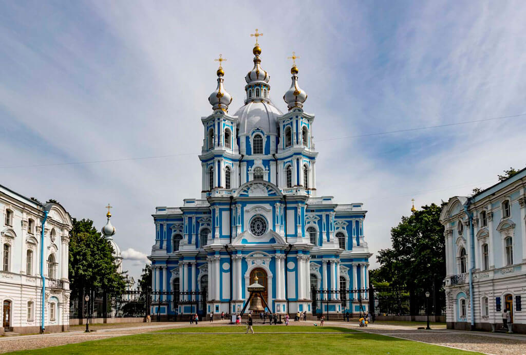 Smolny Convent in Saint Petersburg Russia