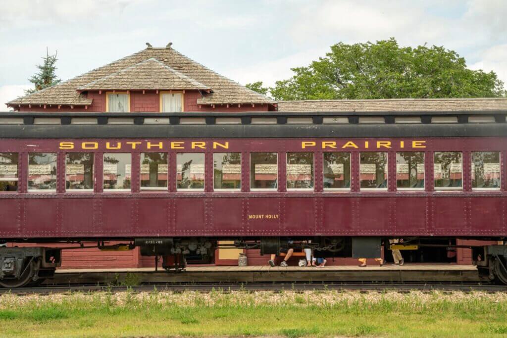 Southern Prairie Railway in Ogema Saskatchewan